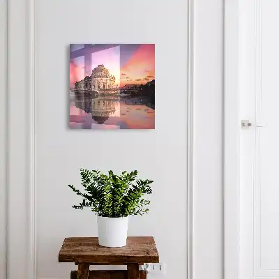 Decorative key box The urban west with historic architecture