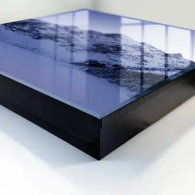 Wall mounted key box The winter majesty of the sky mountains