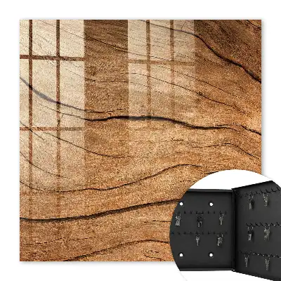 Key cabinet Wooden texture, the coziness of nature