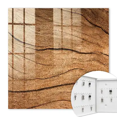 Key cabinet Wooden texture, the coziness of nature