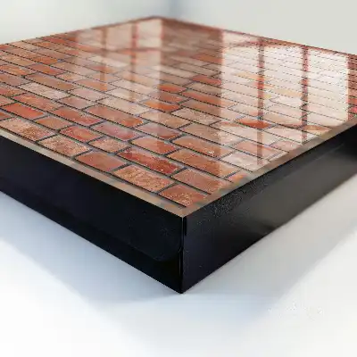 Key box for home Brick wall with brick arrangement