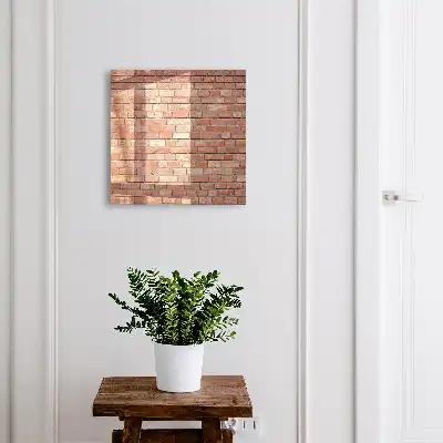 Key box for home Brick wall with brick arrangement