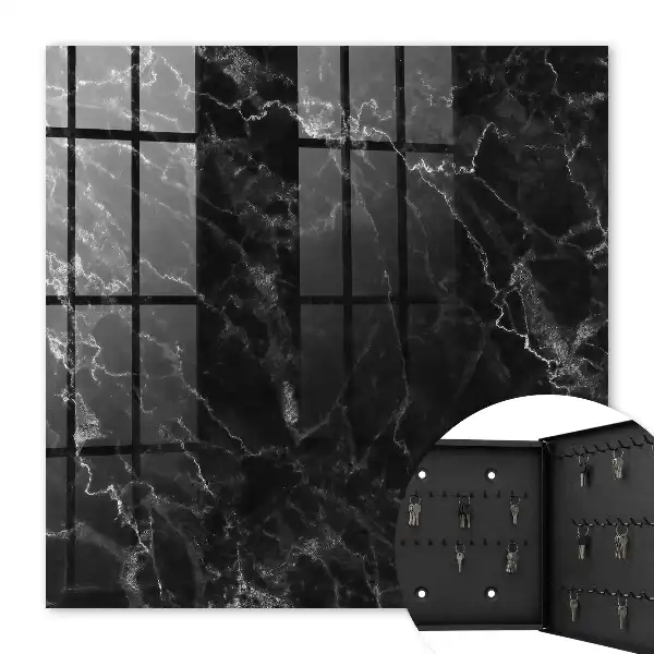 Wall mounted key box Marble depth shades of structure