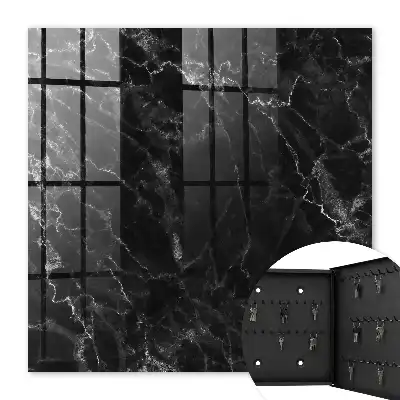 Wall mounted key box Marble depth shades of structure