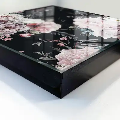 Key box for home Floral charm in a dark background
