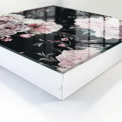 Key box for home Floral charm in a dark background