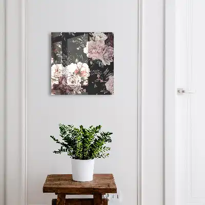 Key box for home Floral charm in a dark background