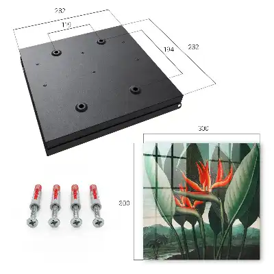 Decorative key box The exoticism of nature in juicy colors