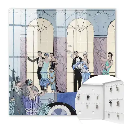 Key cabinet Blue party of elegance style