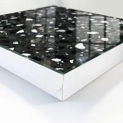Key box for home Stylish mosaic in shades of gray