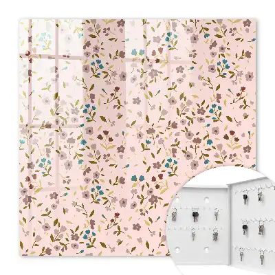 Key box for home Floral pattern giving lightness