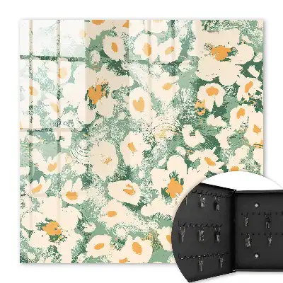 Decorative key box Floral boho pattern