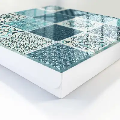 Key cabinet Retro mosaic with geometric patterns