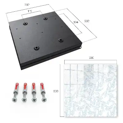 Key box for home Floral pattern in bright colors