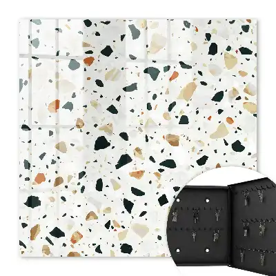 Key cabinet Terrazzo pattern of natural shades