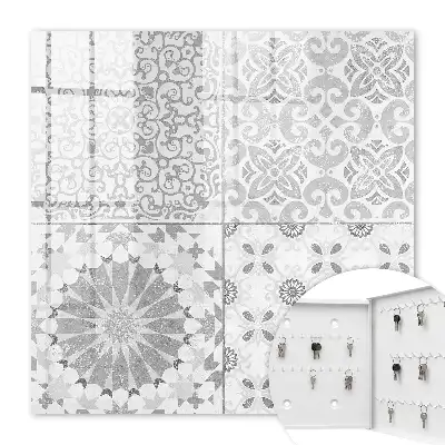 Wall mounted key box Elegant geometric patterns