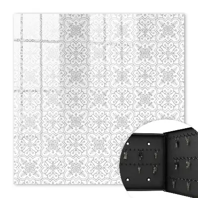 Key box for home Geometric pattern on a white background