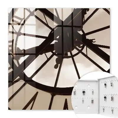 Wall mounted key cabinet Industrial elegance