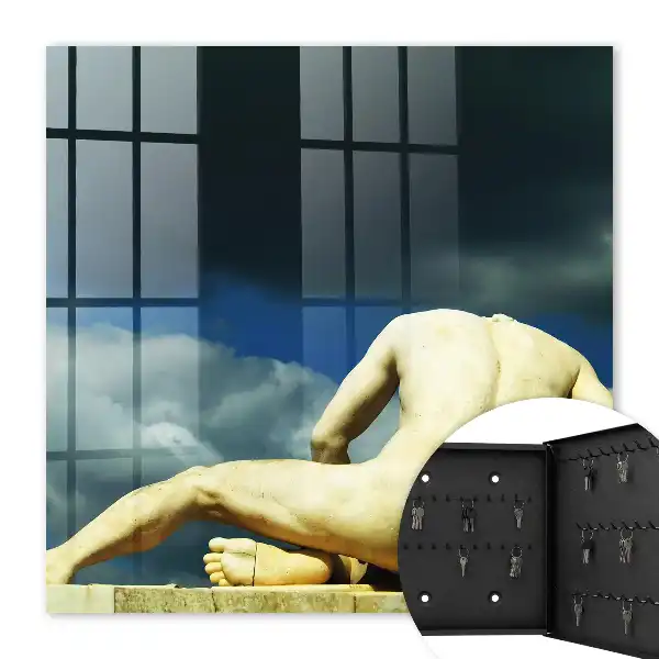 Key cabinet Classic elegance against the backdrop of clouds