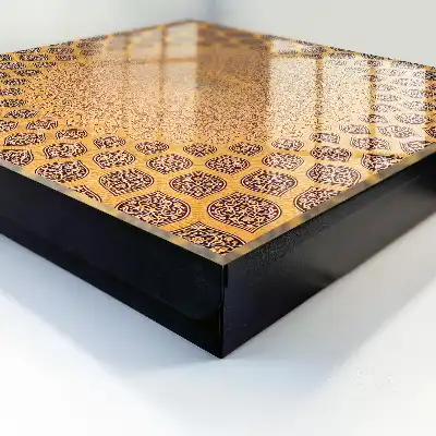 Wall mounted key box Geometric ornament full of details