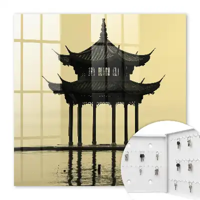 Key box for home Pavilion in the water in calm shades