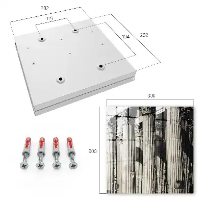 Key box for home Antique columns without color
