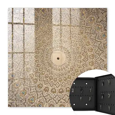 Decorative key box Ornate mandala of symmetry and elegance