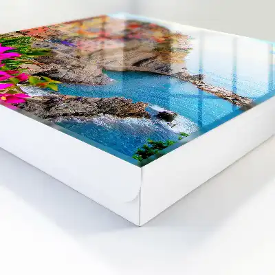 Decorative key box A colorful bay by the sea