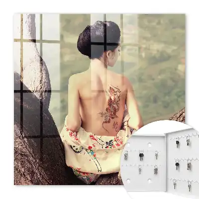 Key cabinet Harmony of nature tree tattoo