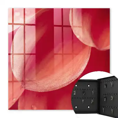 Key box for home Floral intimacy in warm colors