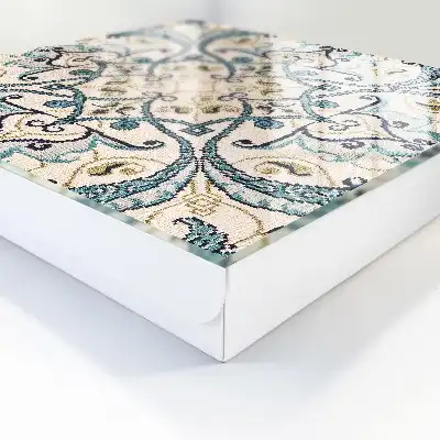 Key box for home Turquoise beige ornament