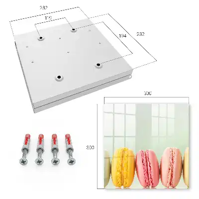 Key cabinet Colorful delicacies in a pastel background