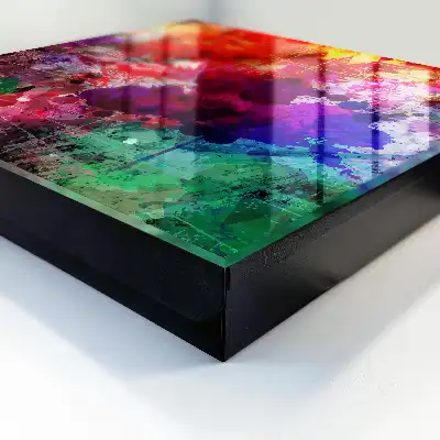 Wall mounted key box Colorful expression, intensity of composition