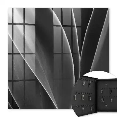 Key box for home Leaves of an abstractly elegant composition