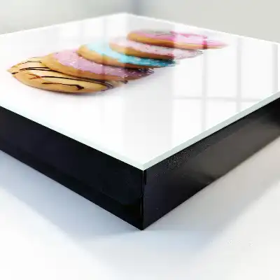 Key cabinet Colorful doughnuts of a tasty composition