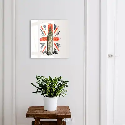 Key box for home British flag symbol