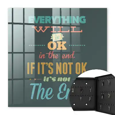 Key box for home Positive message, energetic composition