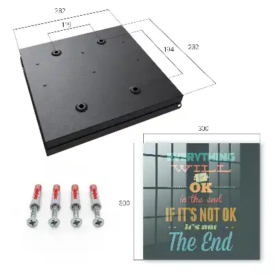 Key box for home Positive message, energetic composition