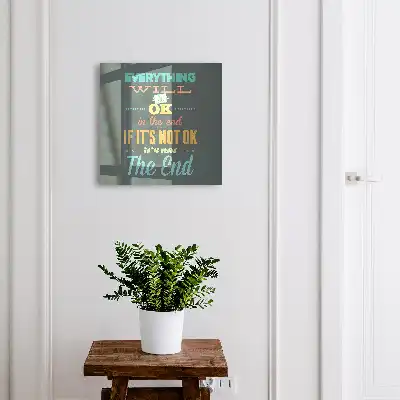 Key box for home Positive message, energetic composition