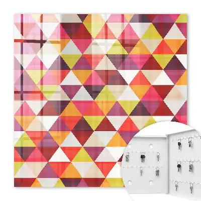 Decorative key box Colorful patterns create dynamics