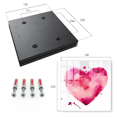 Decorative key box Heart of love energy emotionality