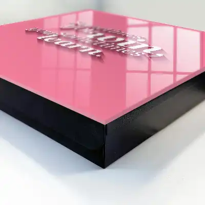 Wall mounted key cabinet Sometimes you win on pink