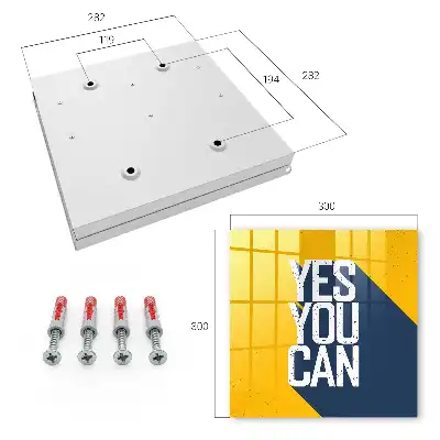 Key cabinet Yes you can with capital letters