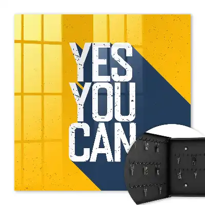 Key cabinet Yes you can with capital letters