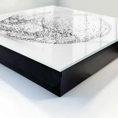 Key box for home Abstract space in black and white