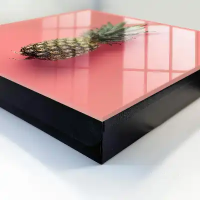 Key box for home Exotic pineapple with pink background