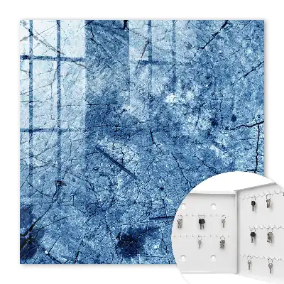 Decorative key box Blue tone texture