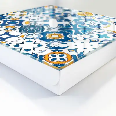 Key box for home Geometric patterns with yellow contrast