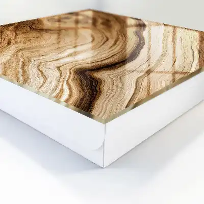 Decorative key box Waves of wood, elegance of peace
