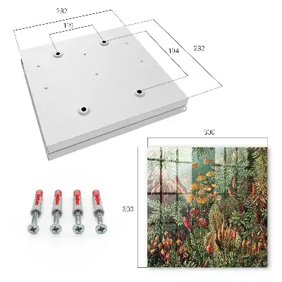 Key box for home Green leaves of warmth